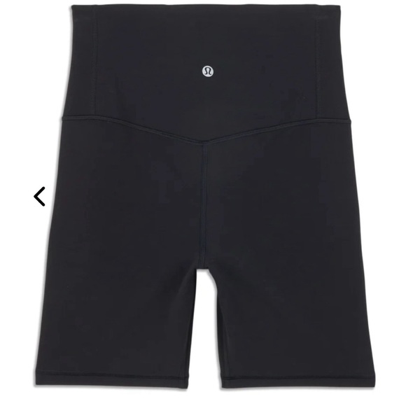 Lululemon Women's Unlimit High Rise 8" Shorts Mesh Black Nulu Sz 6 LW7BMYS - Picture 5 of 5